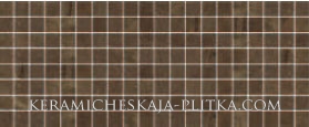 Mosaico Quadrato Brown Pulpis su rete